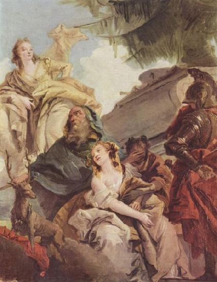 Giovanni Battista Tiepolo Opfer der Iphigenie oil painting picture